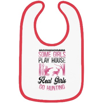 Discover Buck Deer Hunting Hunter Girl Bibs