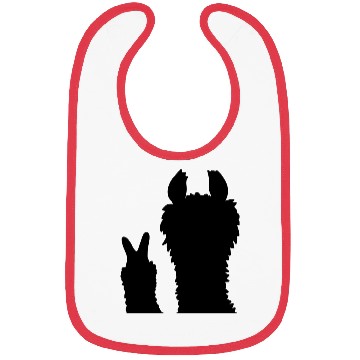 Discover Silhouette No Drama Llama Bibs