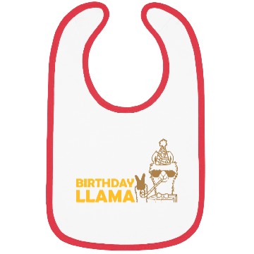 Discover Cool Birthday Llama Sunglasses Bibs