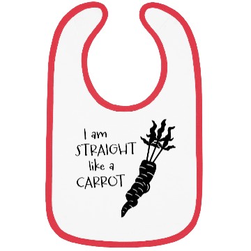 Discover straight like a carrot - black uni I Bibs