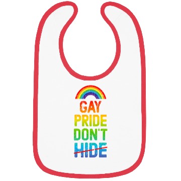Discover Gay Pride Don't Hide Bibs