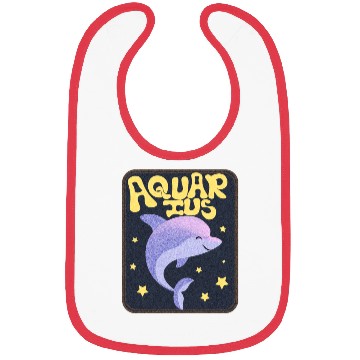 Discover Aquarius Sign Animal Bibs