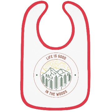 Discover Life's Good In The Woods Bibs