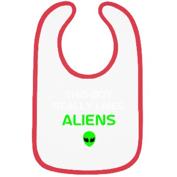 Discover Alien Gift Extraterrestrial UFO AREA 51 Sci-fi Bibs