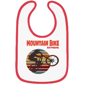 Discover Mountain Biker Art Bibs