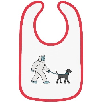Discover Bigfoot Sasquatch Walking Great Dane Bibs