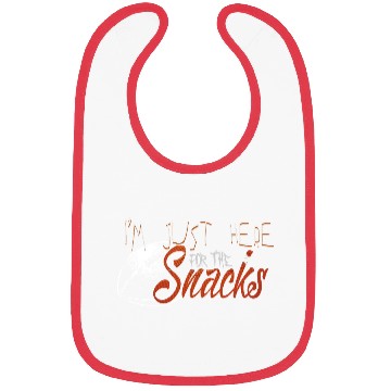 Discover I'm just here for the snacks Bibs