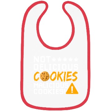 Discover Cyber Security Cookies Bibs