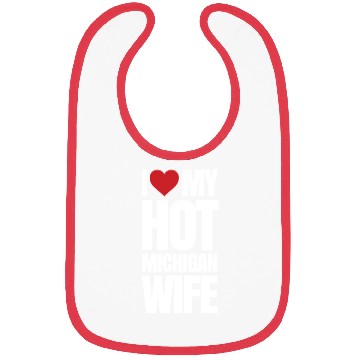 Discover Michigan Wife Gift Bibs