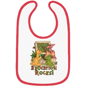 Discover Education Rocks Cute Dino School Enrollment Bibs