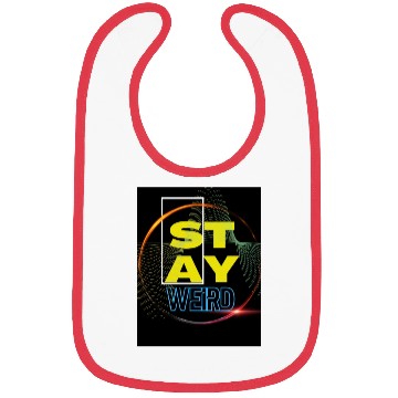 Discover Stay Weird! Bibs