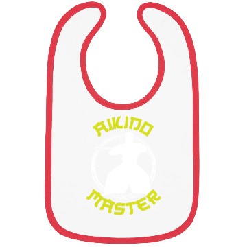 Discover Aikido Master Martial Arts Training Fighter Lover Bibs