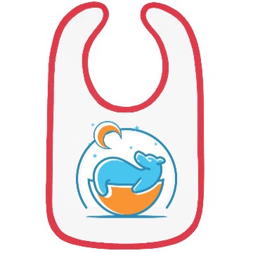 Discover Polar Bear and Moon Bibs