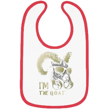 Discover I'm The Goat Bling Cool and Funny Music Animal Bibs
