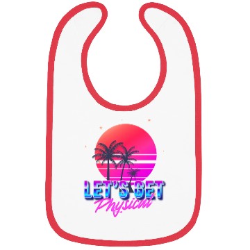 Discover Let's get Physical Vaporwave Aesthetic Bibs