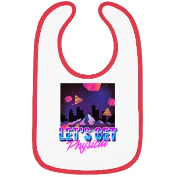 Discover Let's get Physical Vaporwave Aesthetic Bibs