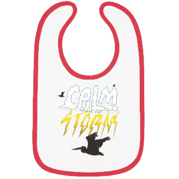 Discover Calm Before the Storm Stickers Bibs