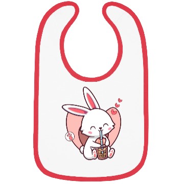 Discover Kawaii Dog Loves Bibs Boba Tea Bubble Tea Anime