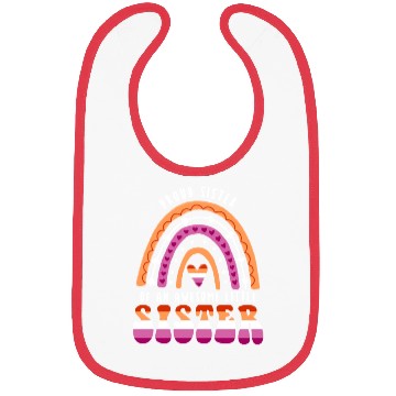Discover Proud Sister Awesome Little Sister Lesbian Bibs