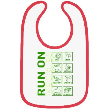 Discover Vegetables Bibs, Runs On Veggies Names Vegetable