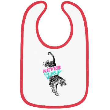Discover Never Give Up Tiger Bibs