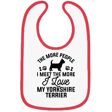 Discover I Love My Yorkshire Terrier Bibs