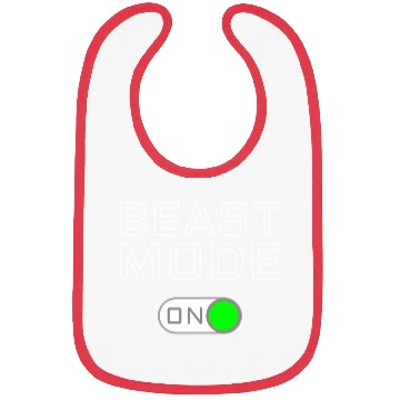 Discover Beast Funny Workout Gym Mode Bibs