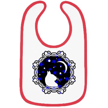 Discover Cat Moon Bibs