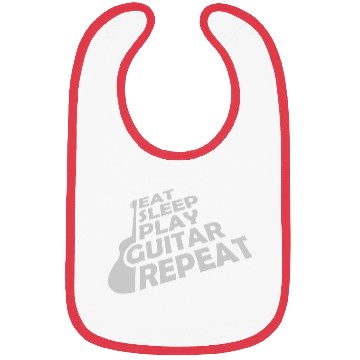 Discover Eat Sleep Play Guitar Bibs