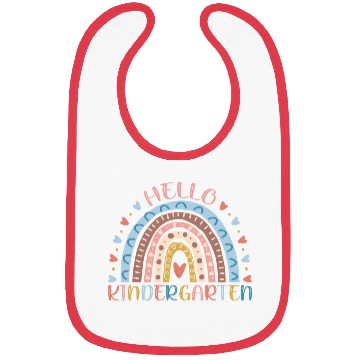 Discover Hello kindergarten back to school Bibs