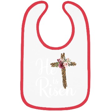 Discover He Is Risen Jesus Christ Cross Easter Sunday Bibs