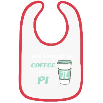 Discover Pi Day Math Coffee Lover Geometry Calculus Trigono Bibs
