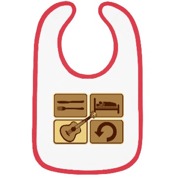 Discover Daily Repeat Guitar Play Bibs