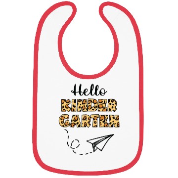 Discover Hello kindergarten back to school Bibs