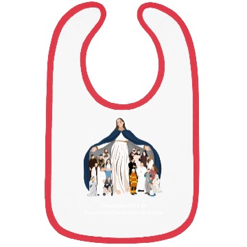 Discover Virgin Mary Rosary Bibs