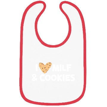 Discover Funny I Love Cookie Bibs