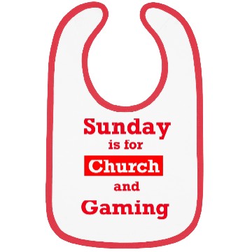 Discover Sunday is for church and Gaming Bibs