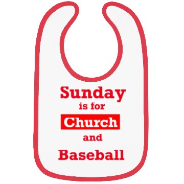 Discover Sunday is for church and Baseball Bibs