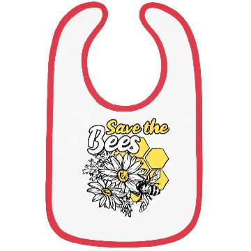 Discover Save the bee honey bee gift idea environmental pro Bibs
