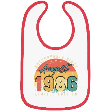 Discover Gift Idea For August 1986 Bibs