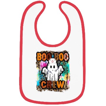 Discover Halloween Boo Boo Crew Tie Dye Bibs