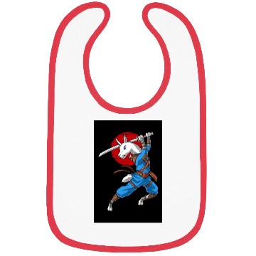 Discover Llama Ninja Samurai Bibs