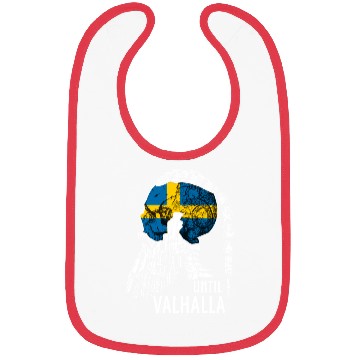 Discover Sweden, Swedish Flag, Till Valhalla, Viking Bibs