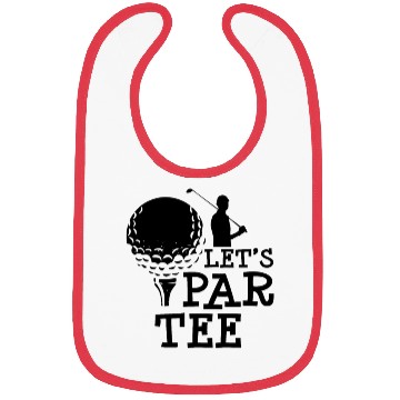 Discover Let's Par Bibs Golf Player Golfing Golfer