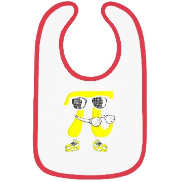 Discover Pi Day Bibs Funny Floss Dance Bibs