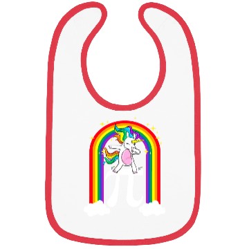 Discover Pi Day Bibs Funny Dabbing Unicorn And Math Lover