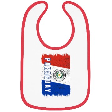 Discover Paraguay Flag Bibs
