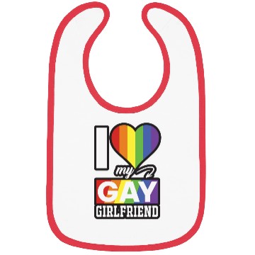 Discover LBGT Flag Gay Pride Human Love Girlfriend Bibs