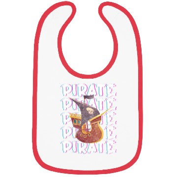 Discover Pirate Ship Buccaneer Crew Bibs
