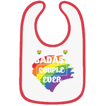 Discover LBGT Flag Gay Pride Human Couple Bibs